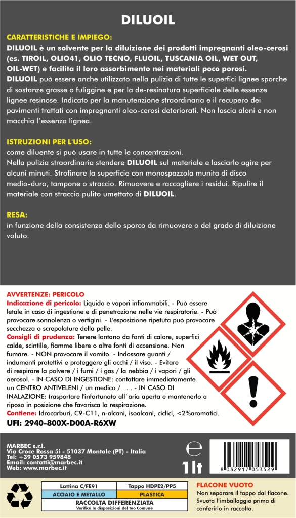 Diluente DILUOIL   1LT