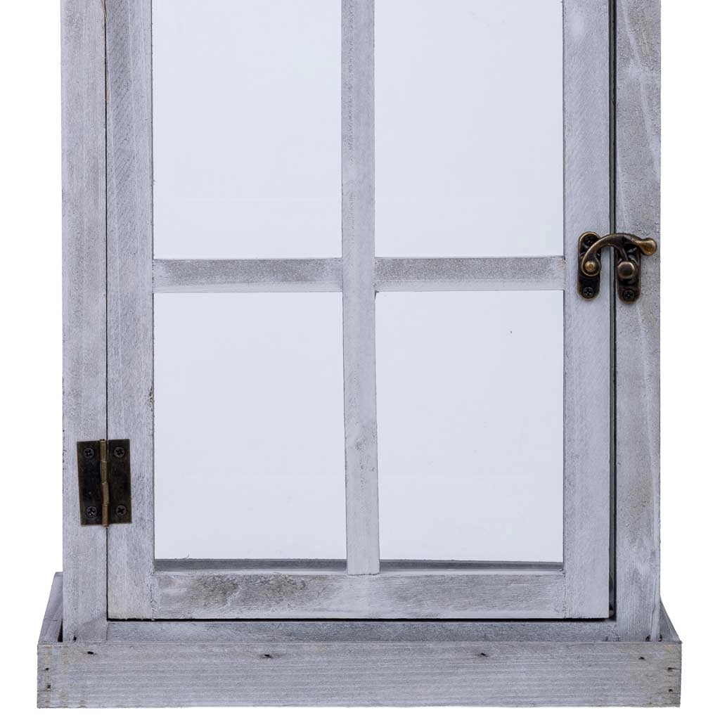 Lanterna in legno 25x15x53h cm