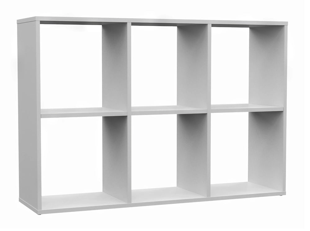 Scaffale MALAX 2x3 bianco libreria moderna