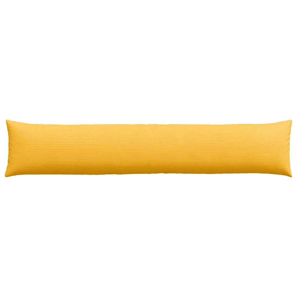 Cuscini da Divano 2 pz-Set di 2 Cuscini per Sofa Giallo Chiaro 200 x 40 cm
