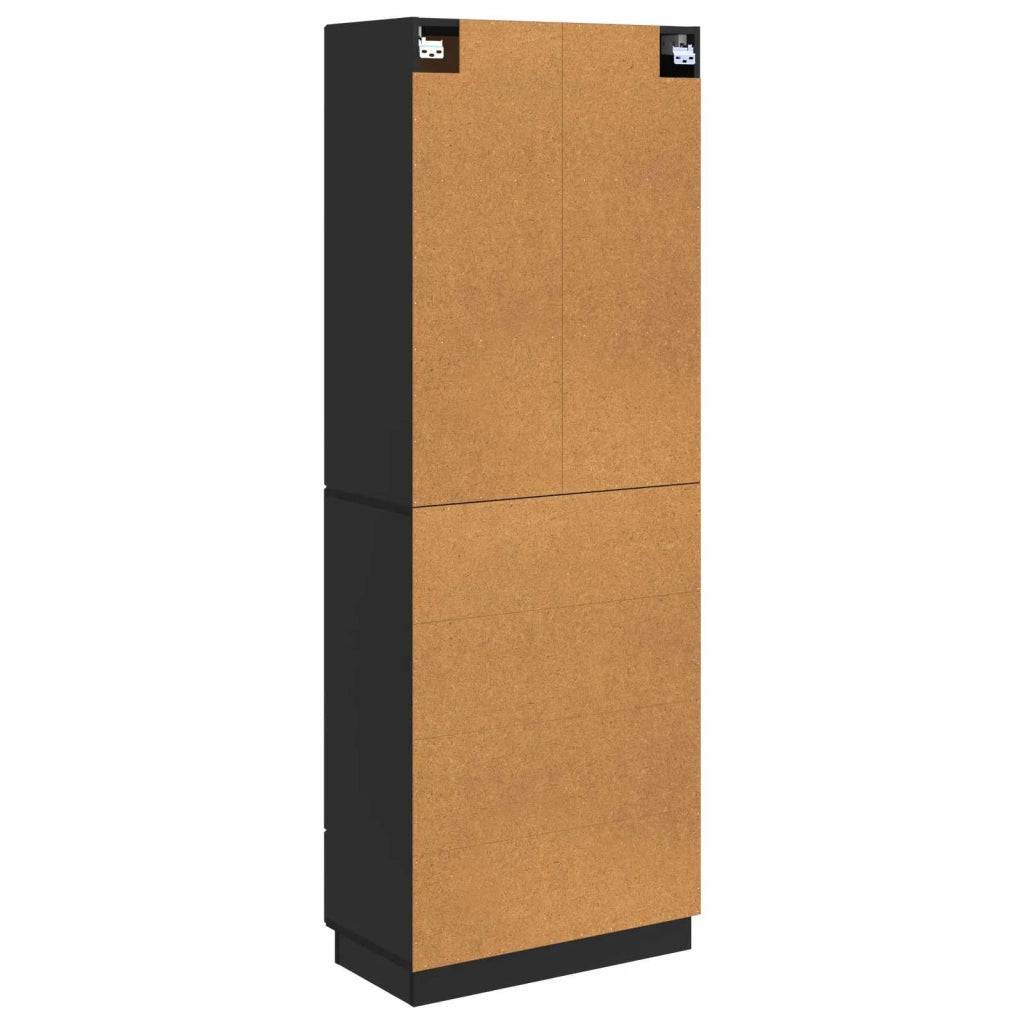 Set di armadi 2 pcs Nero Legno ingegnerizzato 3416773