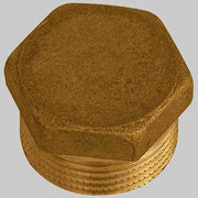 TAPPO MASCHIO ESAGONALE OTTONE GIALLO  3/4     MADE IN ITALY