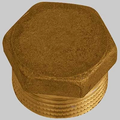 TAPPO MASCHIO ESAGONALE OTTONE GIALLO  3/4     MADE IN ITALY