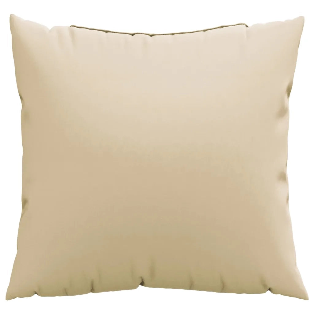 Cuscini per Divano 4 pz Beige 50x50 cm in Tessuto 360384