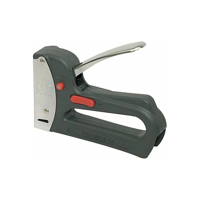 Romeo Maestri 0114002 Fissatrice Manuale Tecnica 14 Modello 114 per Punti 108 114 e Chiodini M15 colore Nero