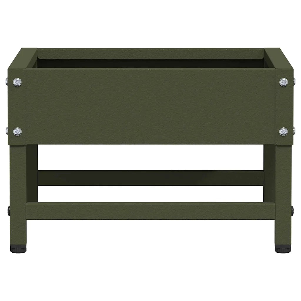 Mangiatore per Uccelli Verde oliva 80 x 28 x 13.5 cm 874625