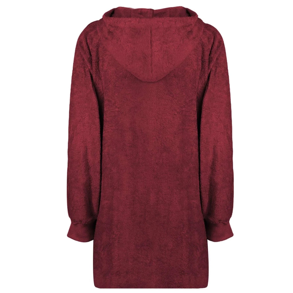 Felpa coperta KINN Rosso L Cotone 4100898
