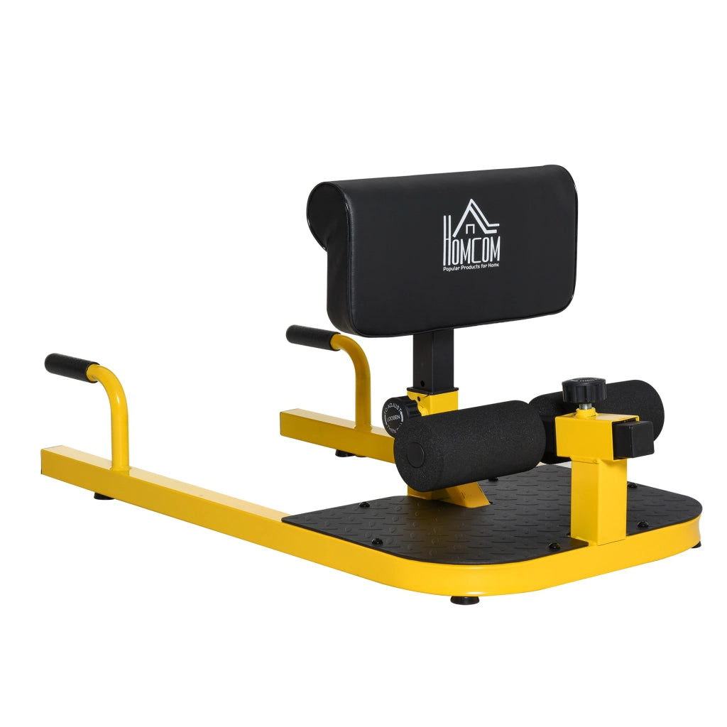 Trainer Sissy Squat ¨C Minimal ¨C Giallo e Nero 50x97x44,5-56,5 cm