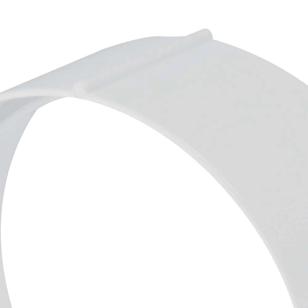Giunto circolare 100mm bianco per cappe