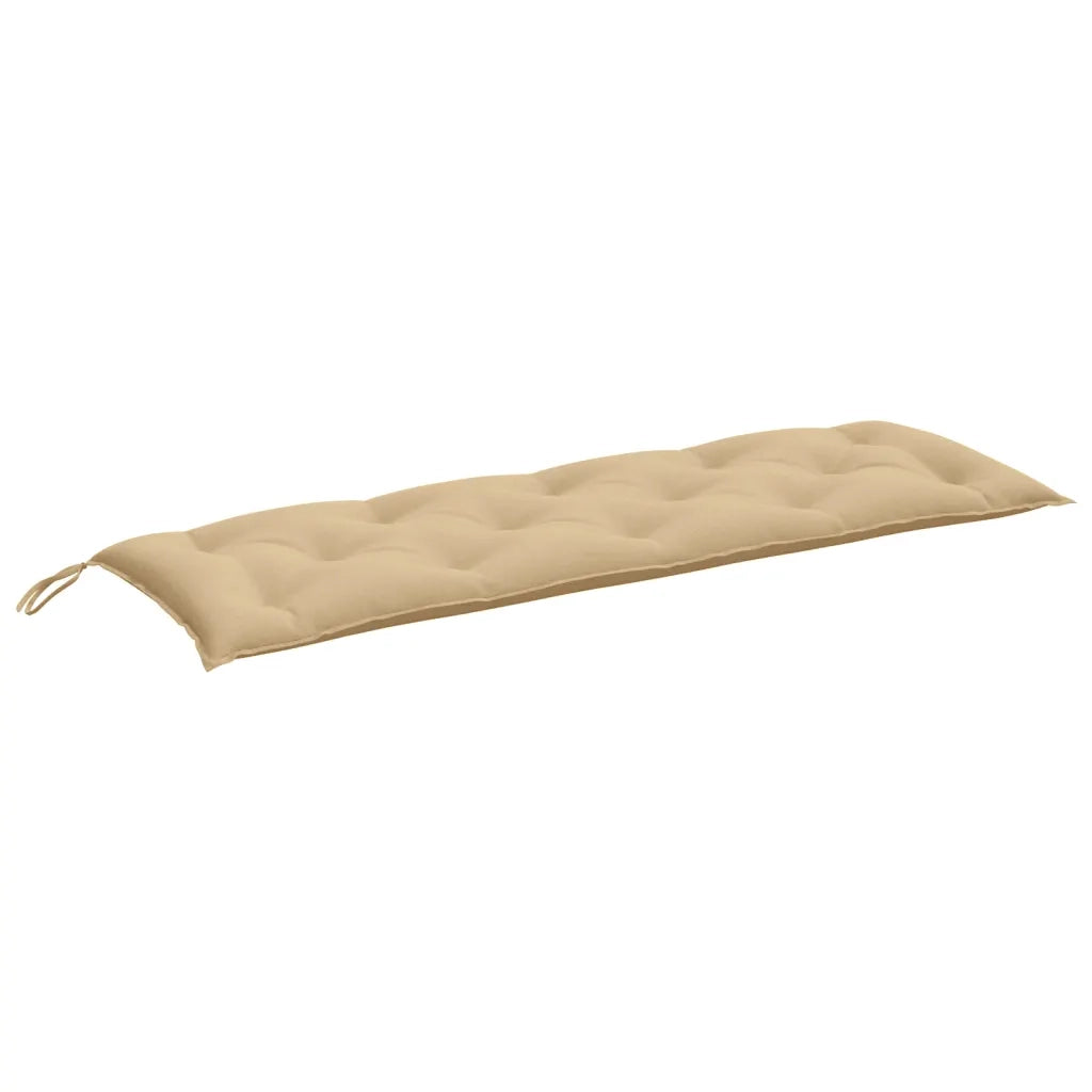 Cuscino Panca da Giardino-Cuscini per panchina da esterno Beige M¨¦lange 150x50x7 cm in Tessuto