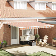 Tenda Retrattile Multicolore 450 × 300 cm Poliestere e Metallo 3330930