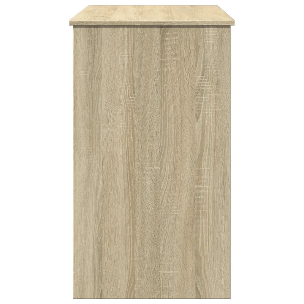 Toeletta con Specchio-Tavolo da Vanit¨¤ Rovere Sonoma 100x45x76 cm