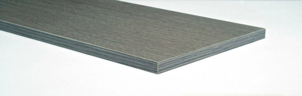 Pannelo Nobilitato Kitmel Rovere Grigio 18X1000X300 - Kimono