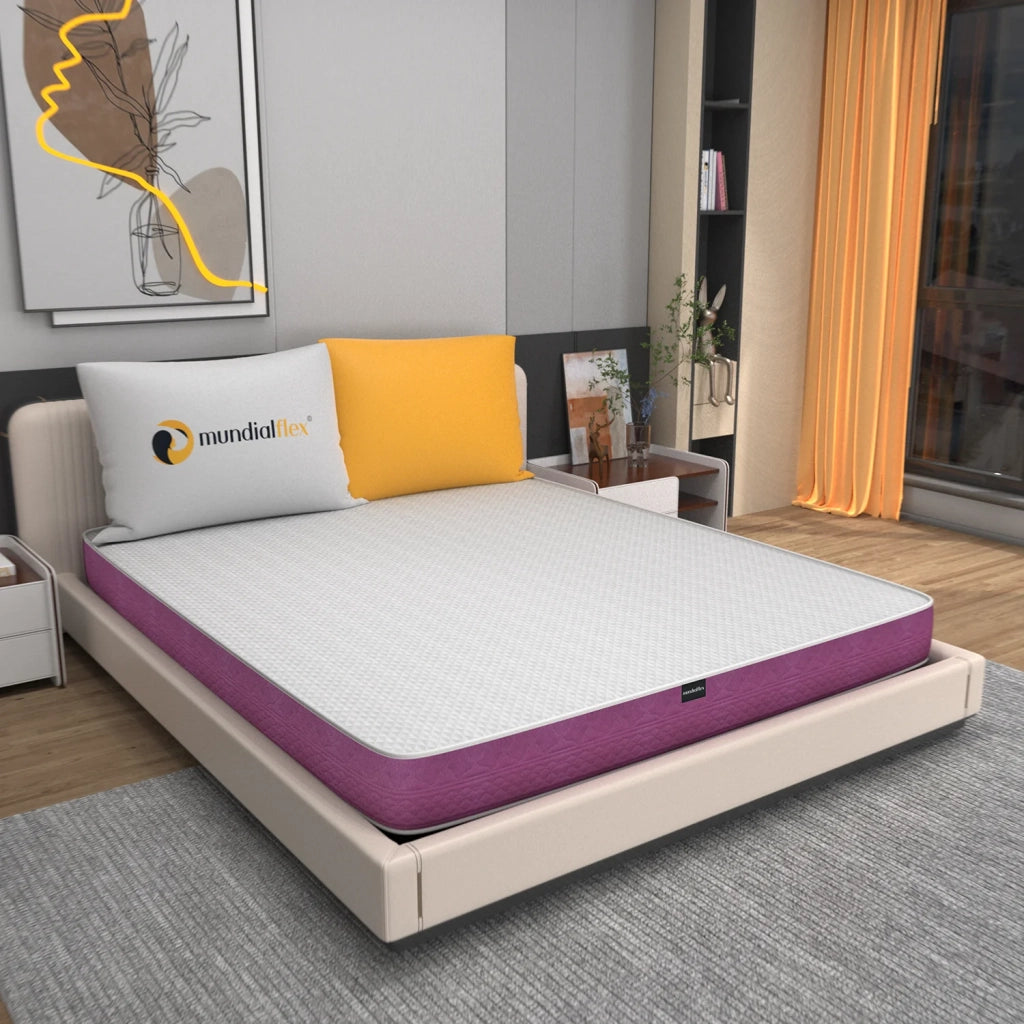 Materasso Pieghevole 120x190 per Brandina e Divano Letto – Poly Foam, Ortopedico, Traspirante, Indeformabile – Dispositivo Medico Made in Italy - Anallergico e Antibatterico | Tramonto