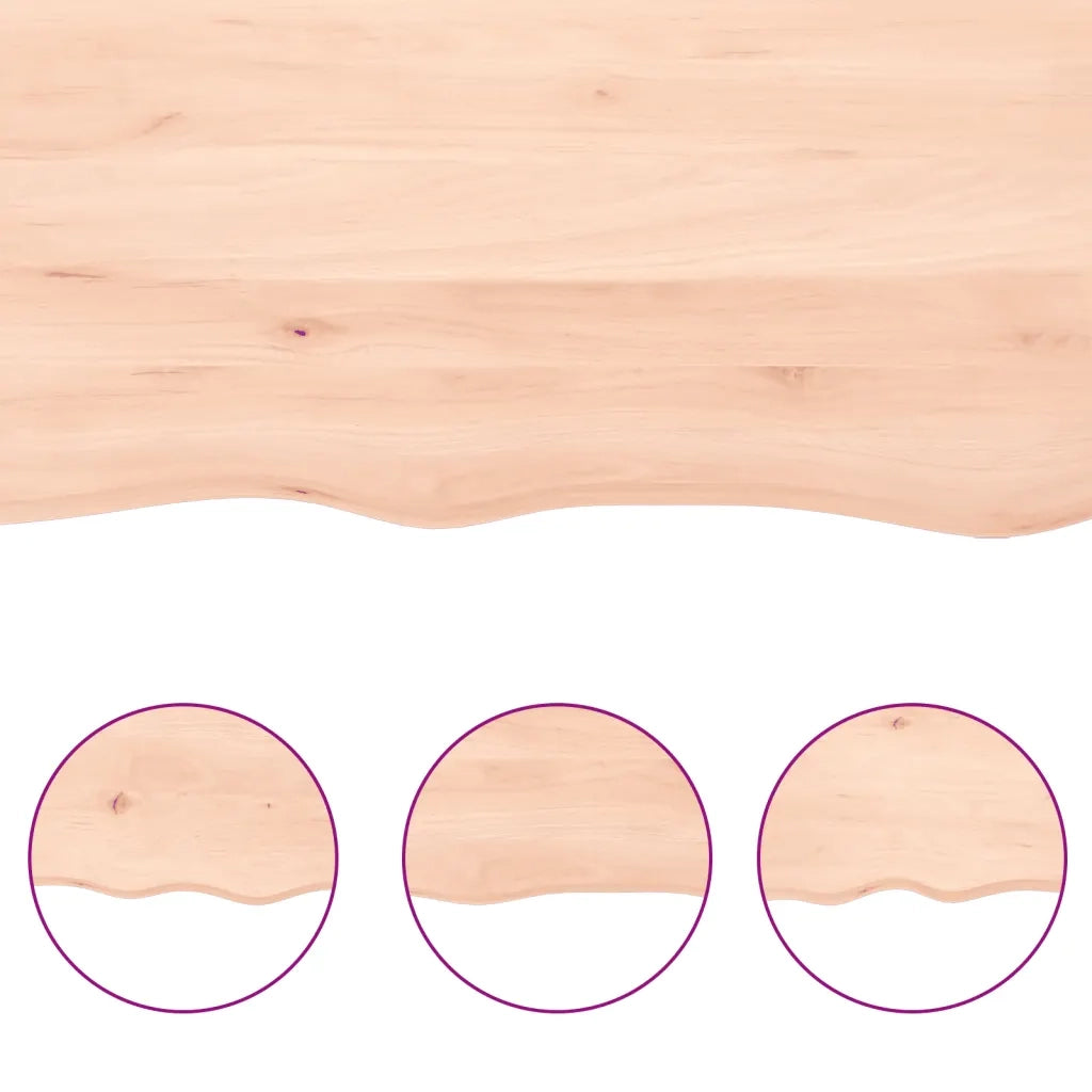 Mensole Parete | Scaffale a Parete | Ripiano a Parete 60x10x4 cm Legno Massello Rovere Non Trattato