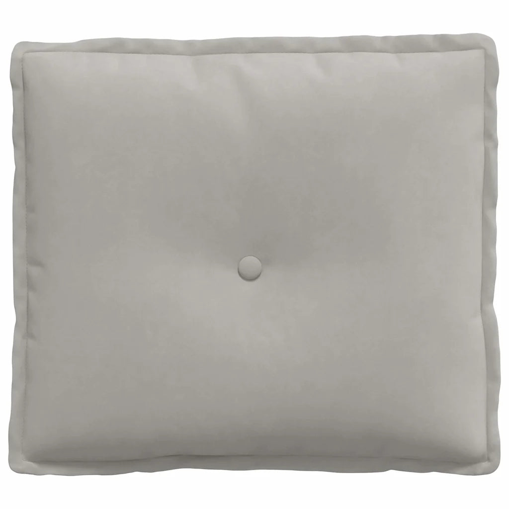 Cuscino per Schiena Grigio chiaro 50 x 45 cm 42014645