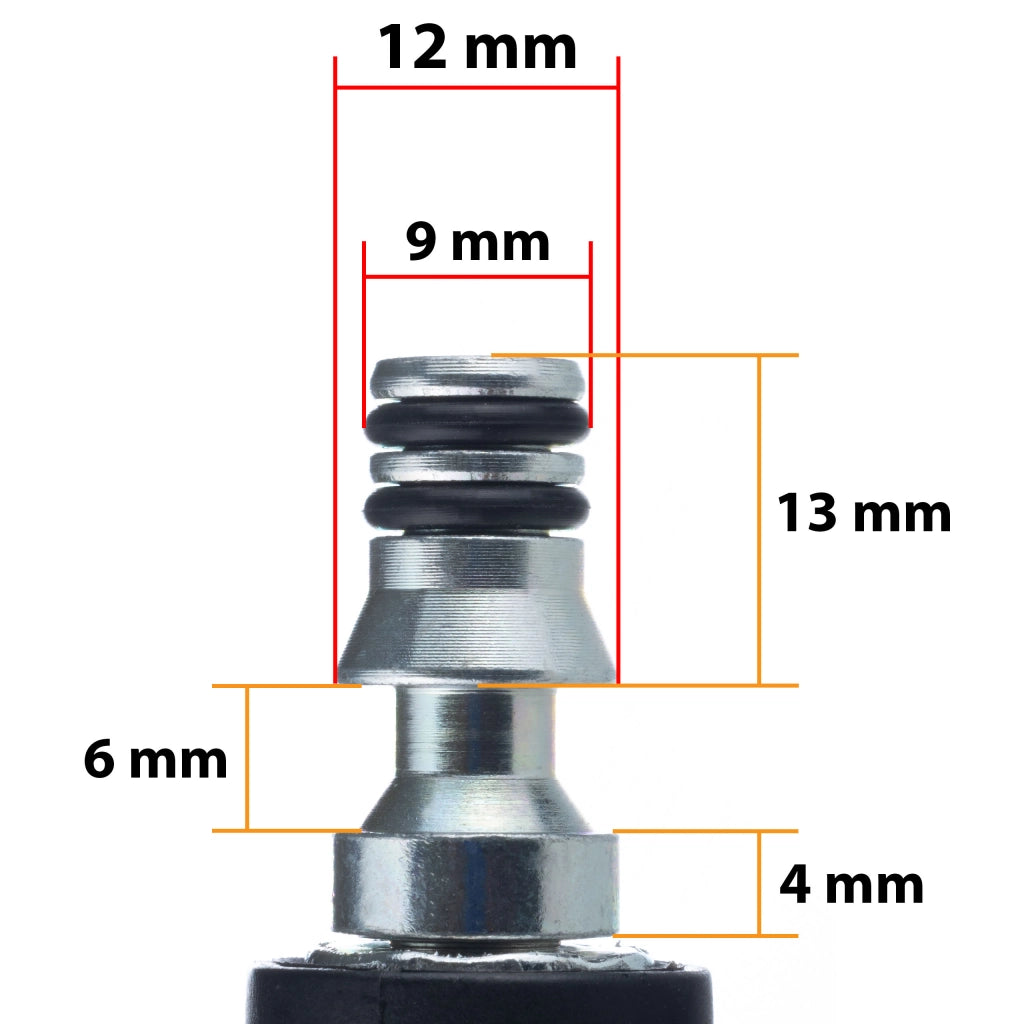 Tubo Alta Pressione 10m Click-M22 – Nylon e PVC, 200 Bar, 60°C | Compatibile con Idropulitrici Parkside PHD 100–135