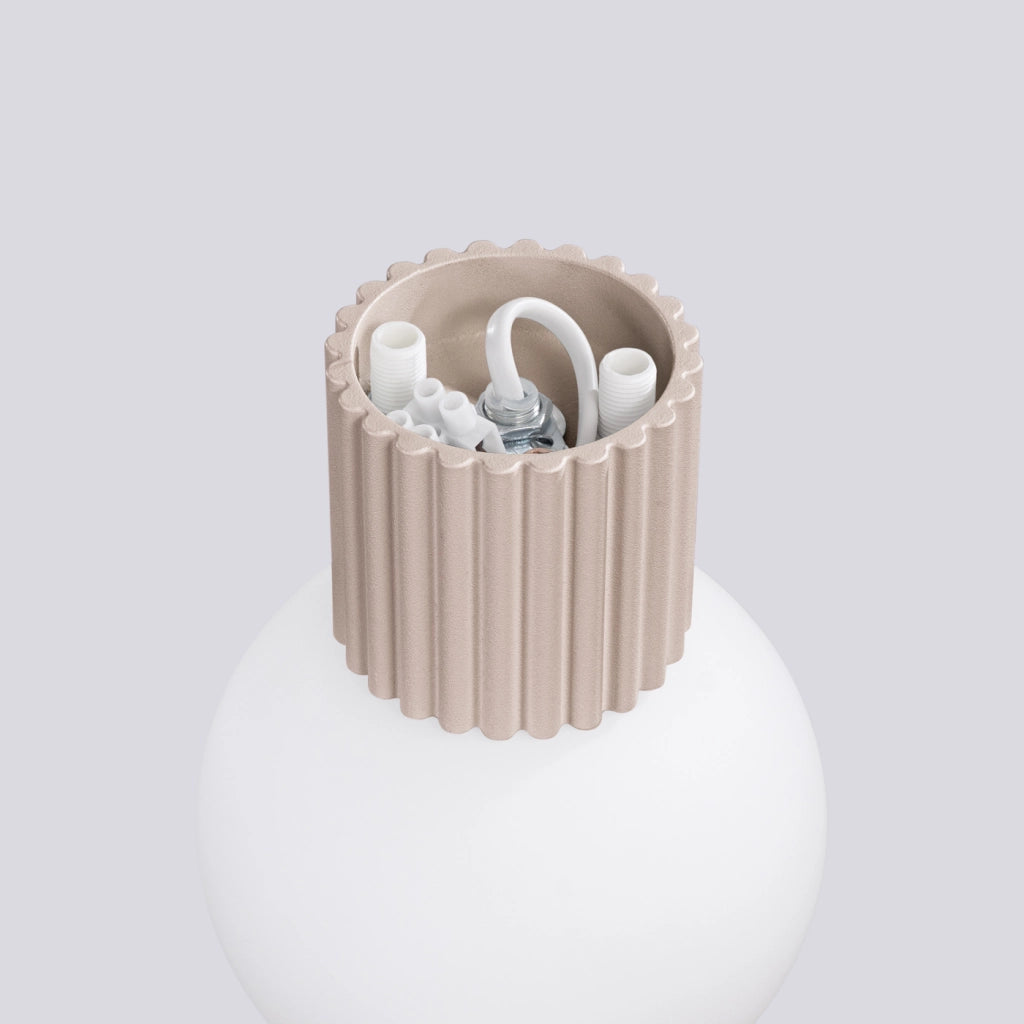 Lampada da parete HALO tortora IP44