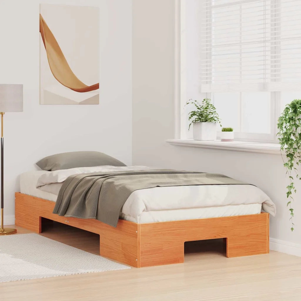 Struttura del letto-Giroletto Marrone 80 x 200 cm 816463