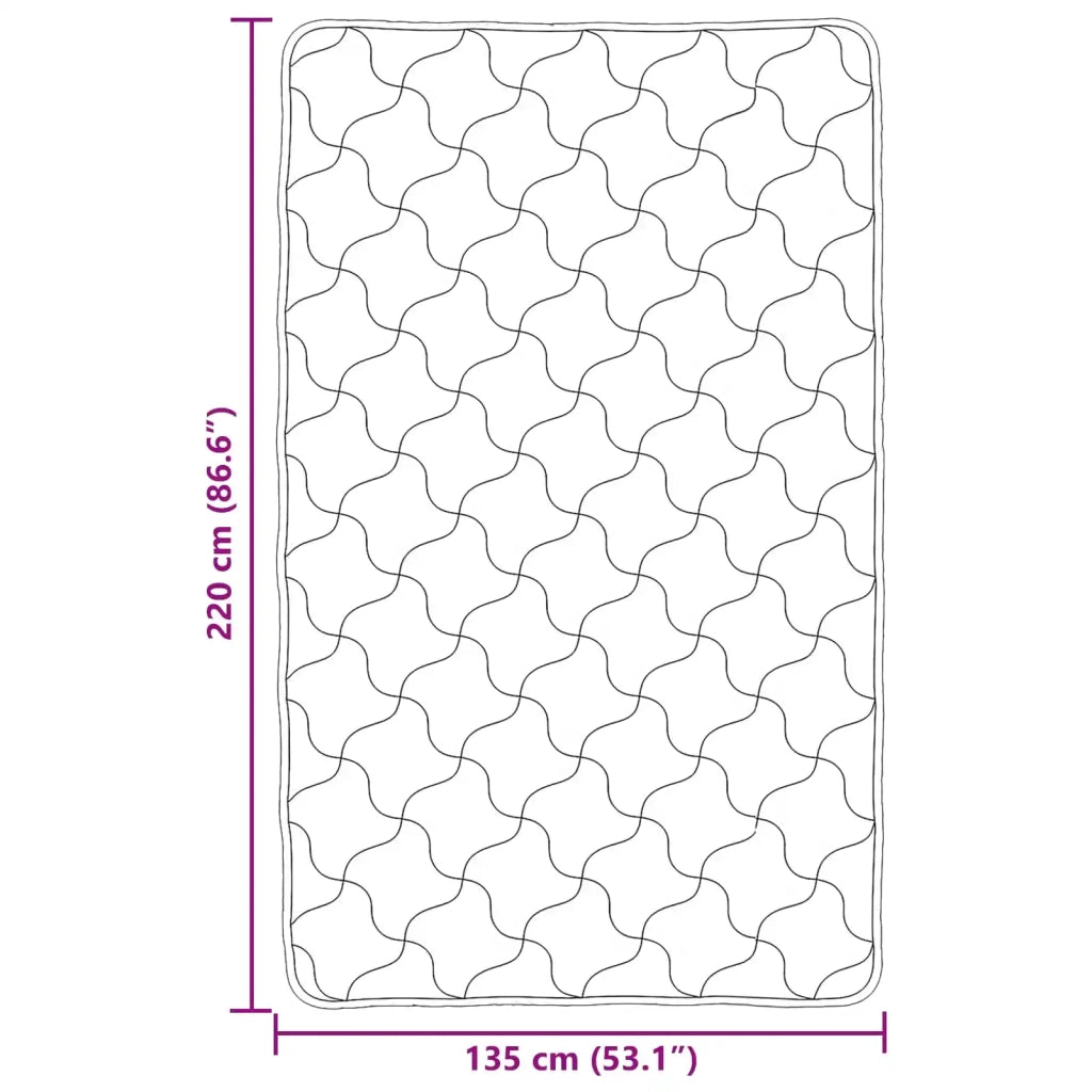 Duvet Invernale Rosa 135 x 200 cm Microfibra e Fleece Teddy 42026342