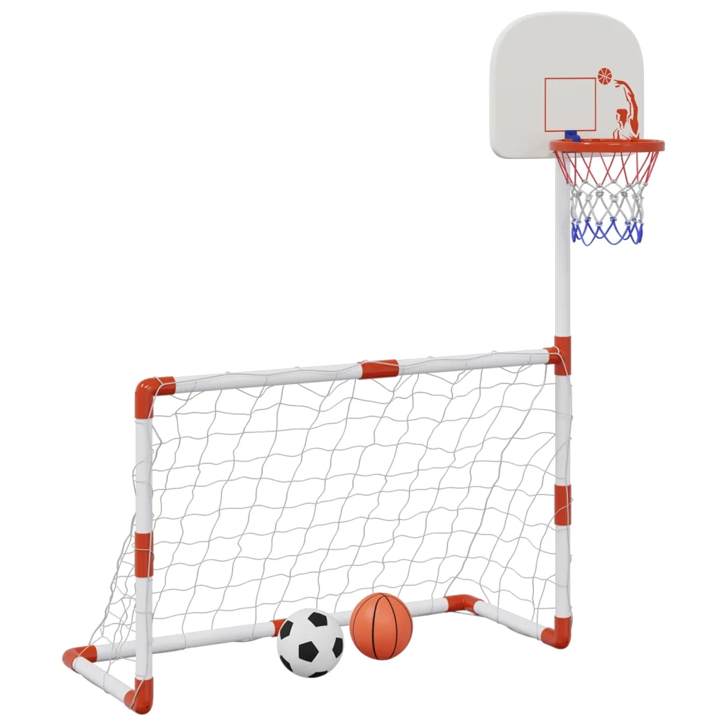 Set da Calcio e Basket per Bambini con Palloni 98x50x70 cm 4016330