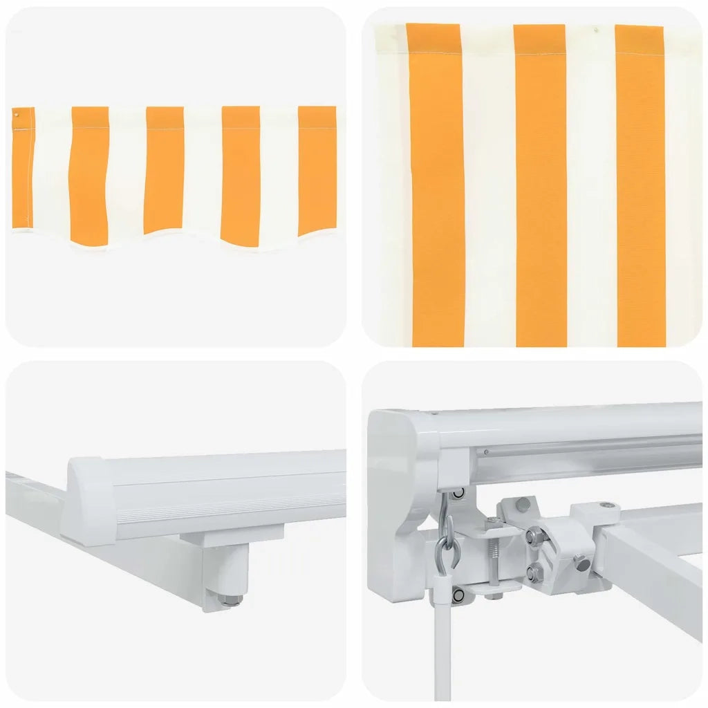 Struttura della tenda Giallo e Bianco 250 x 200 cm 3329361