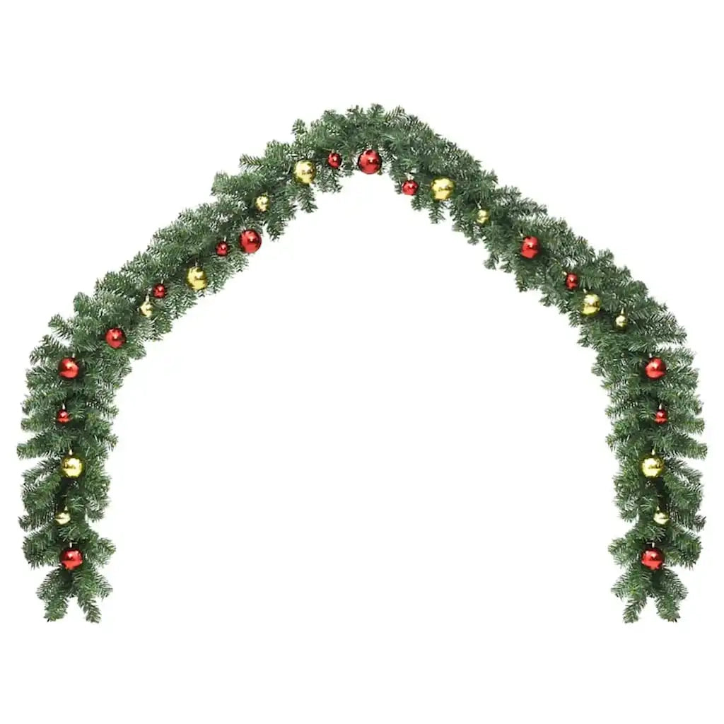 Ghirlanda di Natale con 600 LED 2 pcs Verde PVC
