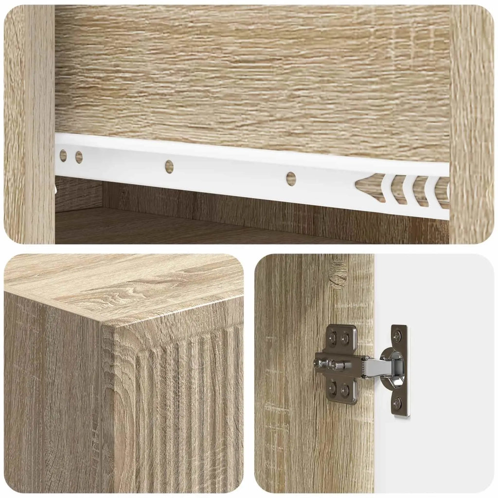 Set di armadi 2 pcs 33 x 34,5 x 90 cm Legno ingegnerizzato 3416387