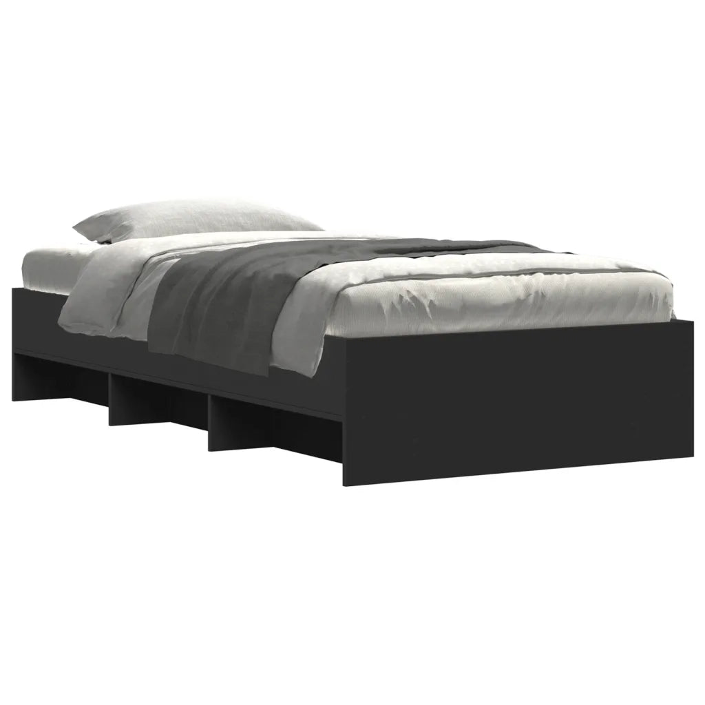 Giroletto Nero 90x190 cm in Legno Multistrato 3295703