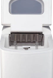 Fabbricatore di Ghiaccio 10 kg 150 W - 9 Cubi di Ghiaccio in 9 Minuti - Serbatoio d'Acqua 1,7 L - Cestino e Cucchiaio