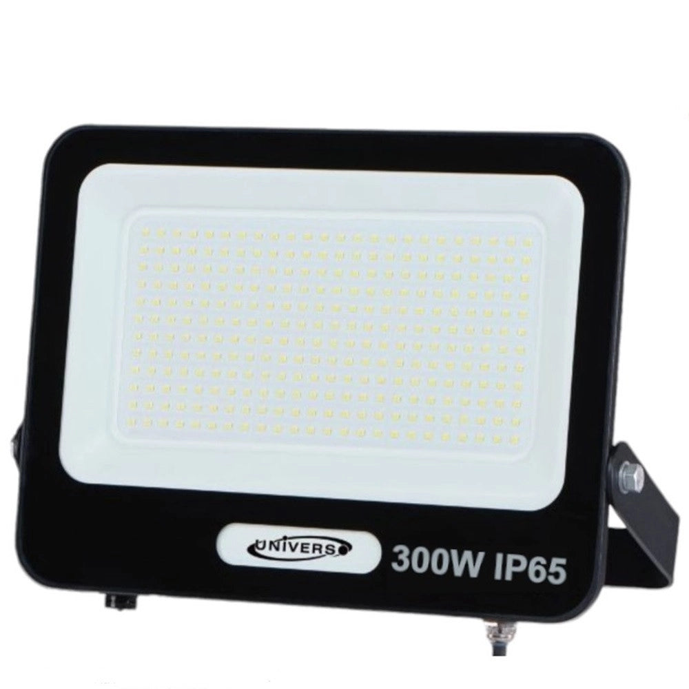 Trade Shop - Faro Proiettore Smd Led Floodlight 300 W Slim Ip65 Luce 3000k 4000k 6500k Ek05-300w - Nero-bianco Caldo      -