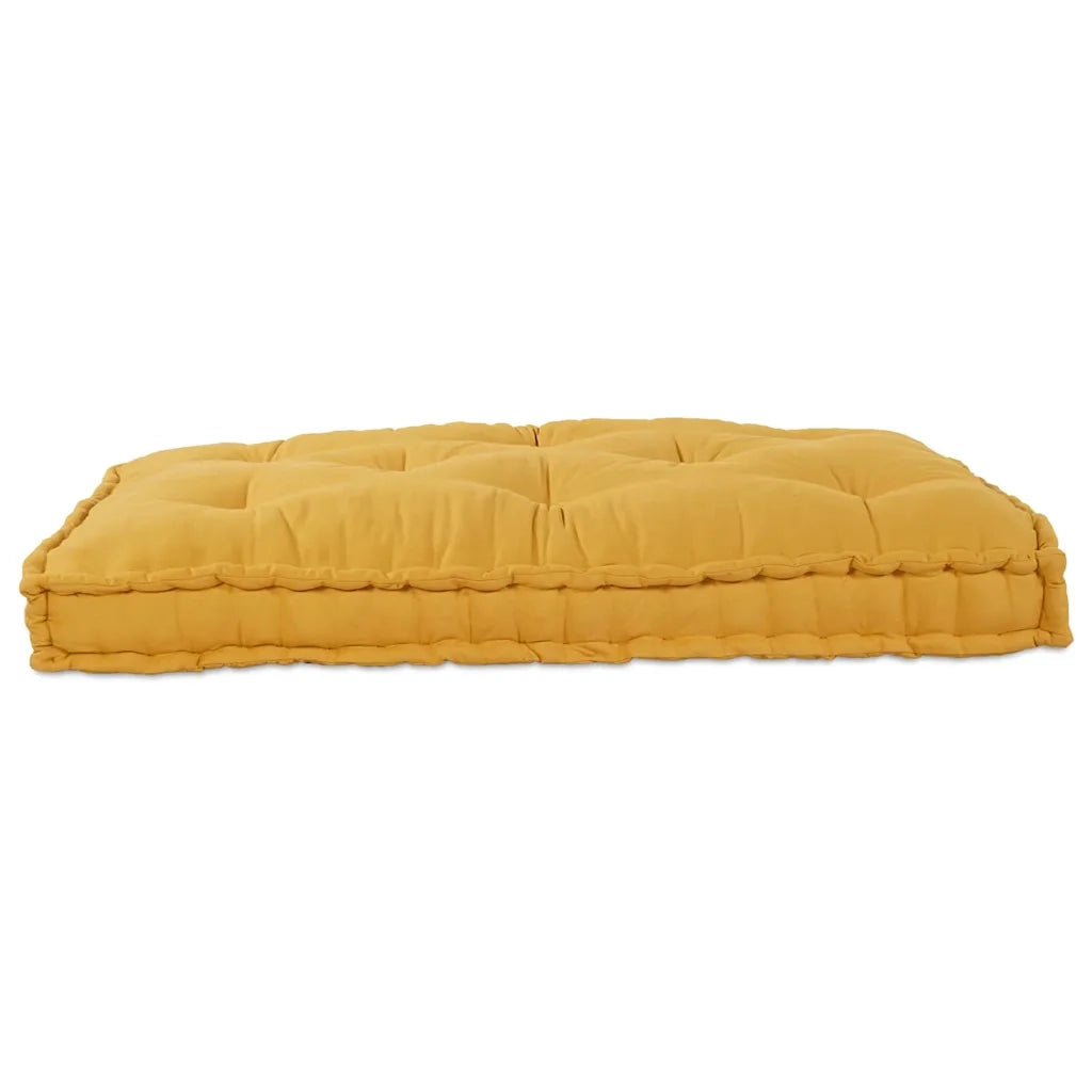 Cuscino per Divano Pallet Giallo 120 x 80 x 12 cm Tessuto 4019094