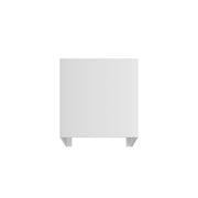 Lek Applique LED Quadrata da Parete per Interni ed Esterni 6,8W 2700K Bianco Opaco, Fascio Luce Regolabile 0-120 gradi IK04 IP54 Design Moderno