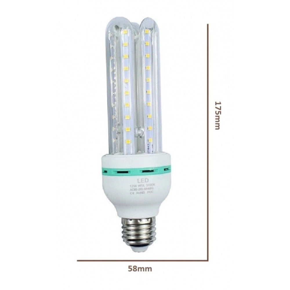 Trade Shop - Lampadina Led E27 20 W 4u 1900lm Tubolare Tubo Lineare Luce Calda Fredda Naturale - -bianco Naturale      -