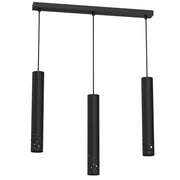 Luminex Tibia Buble sospensione barra 3xGU10 nera 60cm