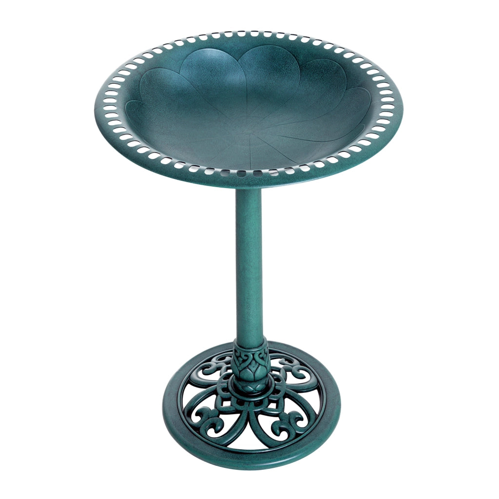 Bagno per Uccelli ¨C zephmum ¨C Diametro 50cm Altezza 69,5cm Verde