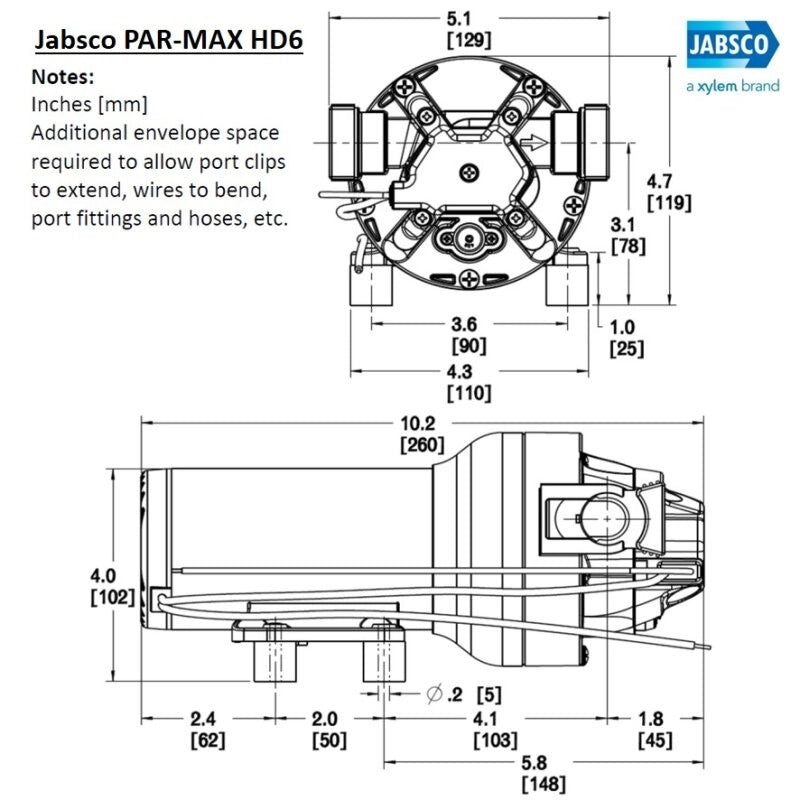 PAR MAX 6HD 12V 60PSI