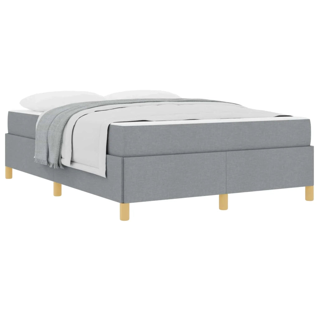 Struttura del letto Grigio chiaro 140 x 200 cm Tessuto 3398941