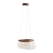 Sospensione Italux Foren LED 47W 3000K bronzo acrilico