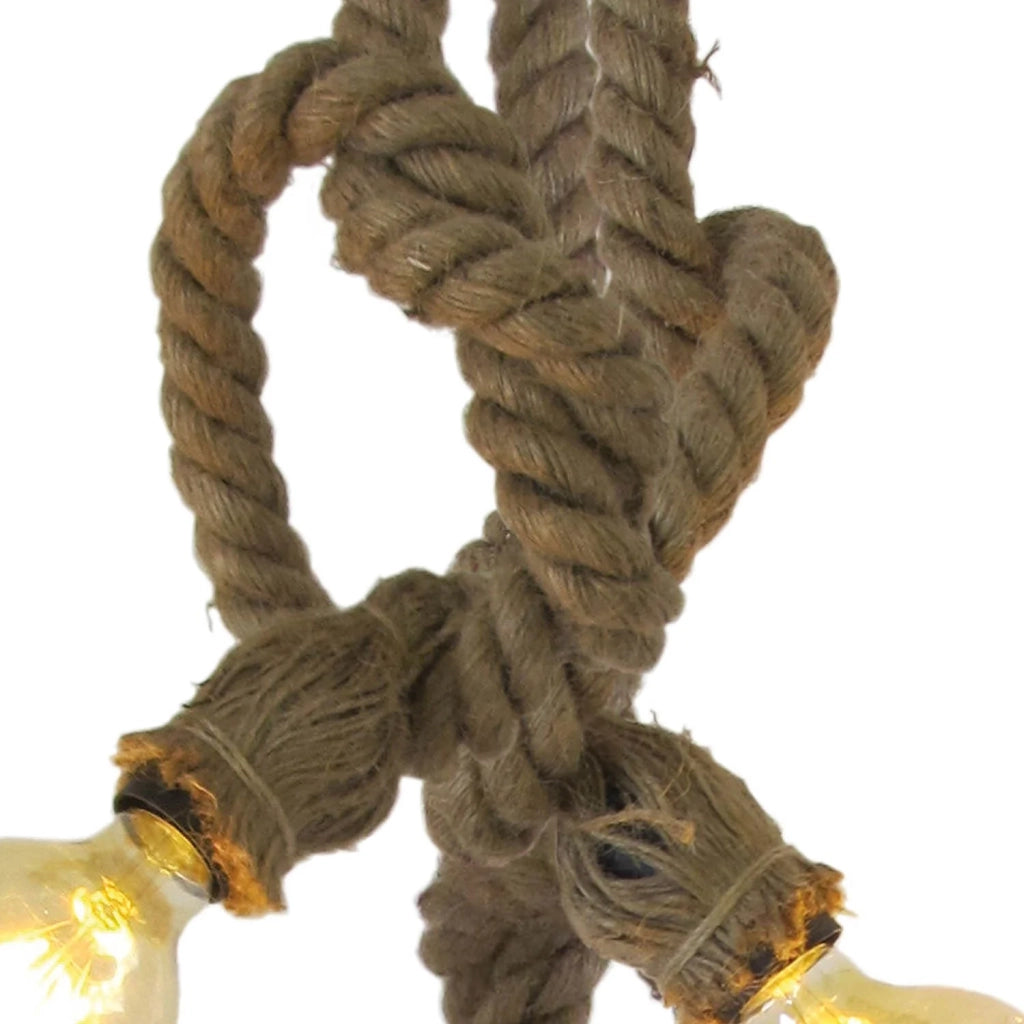 LÚZETE - LAMPADA DA BARCA A CORDA A 3 LUCI