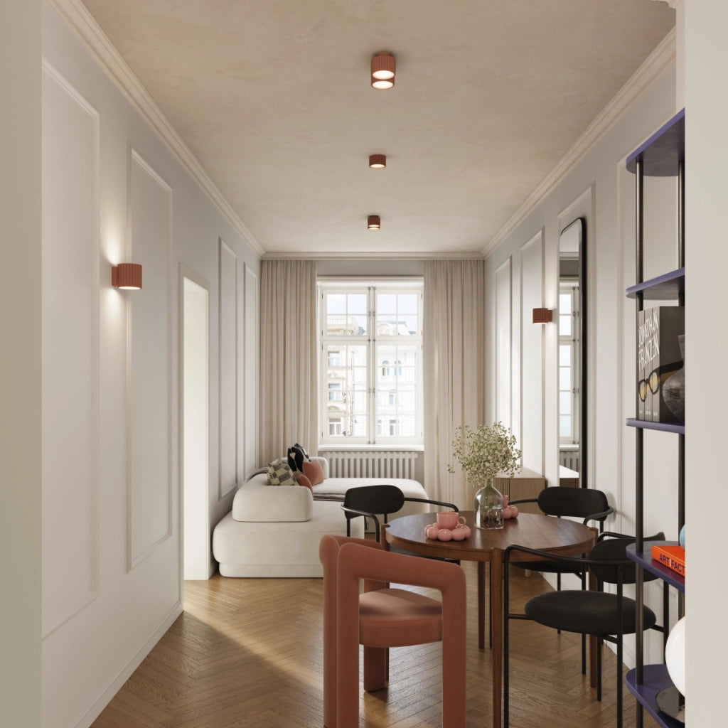 Lampada da soffitto AURA 2 moka Gx53
