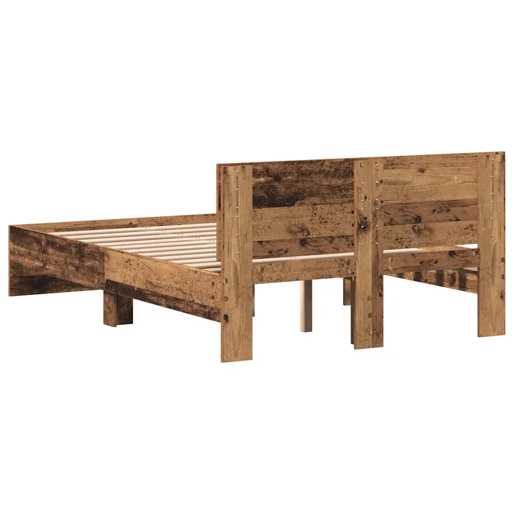 Struttura del letto-Giroletto Legno vecchio 193 x 125 x 70 cm