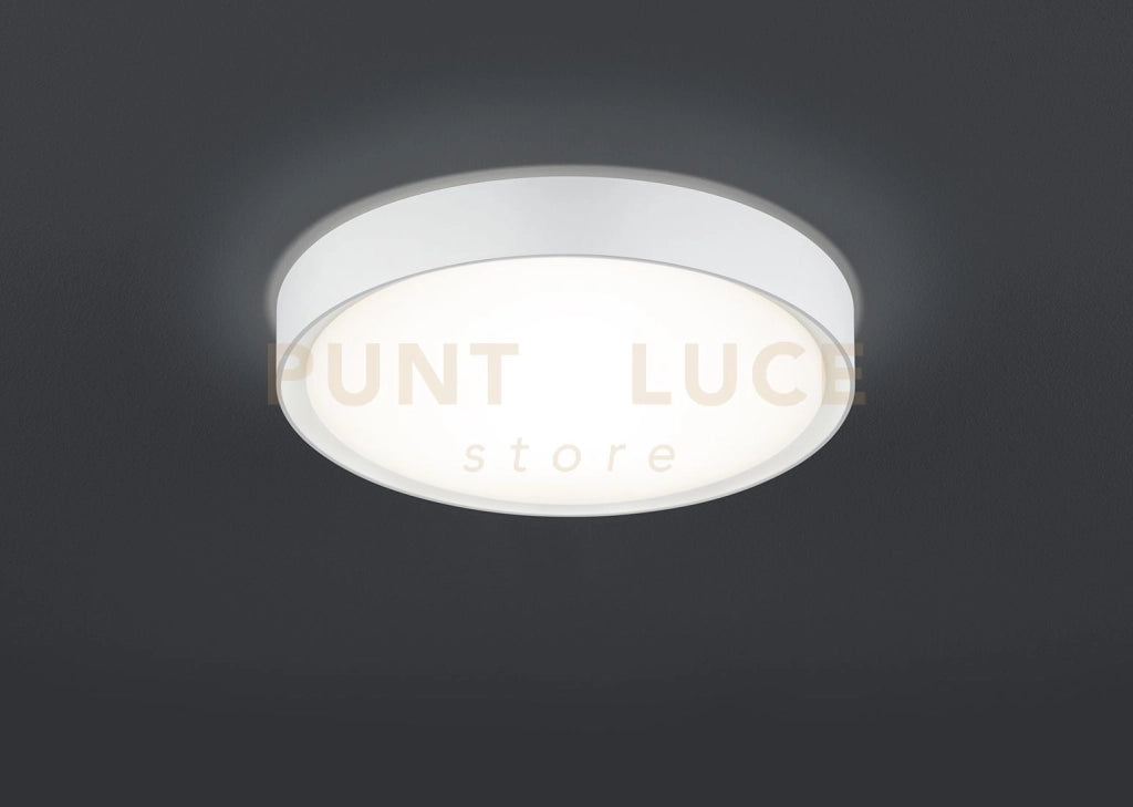 CLARIMO PLAFONIERA LED B18W · 1x 1850lm, 3000K BAGNO CON BORDO BIANCO D.33CM