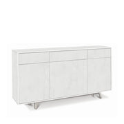 Mobile Soggiorno 3 Ante 3 Cassetti 164x41 h92cm Ossido Bianco