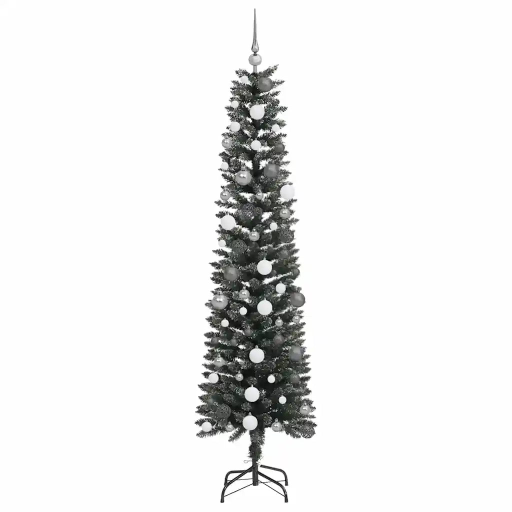 Albero di Natale artificiale con 300 LED Verde 210 cm 3395951