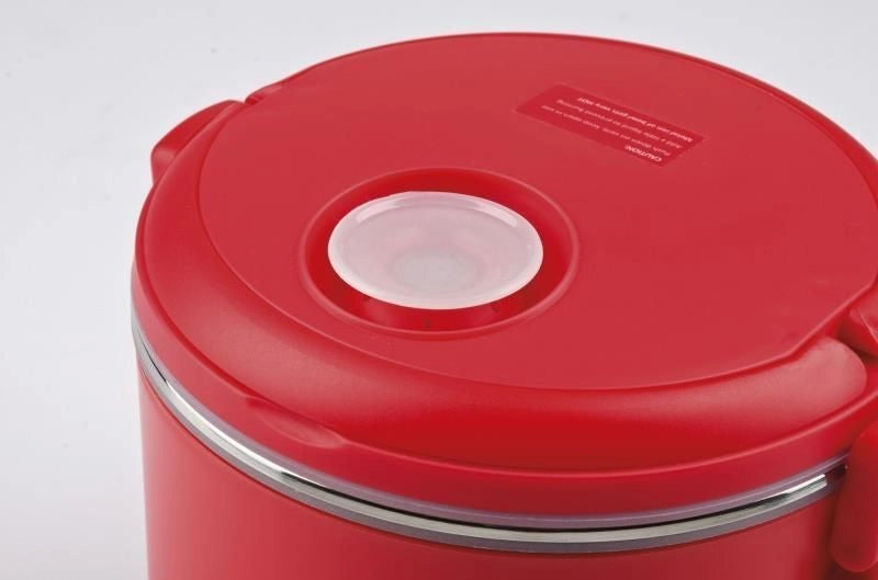 Girmi SC01 Vivandiere Scaldavivande 40W 0,7 L contenitore inox chiusura ermetica colore Rosso