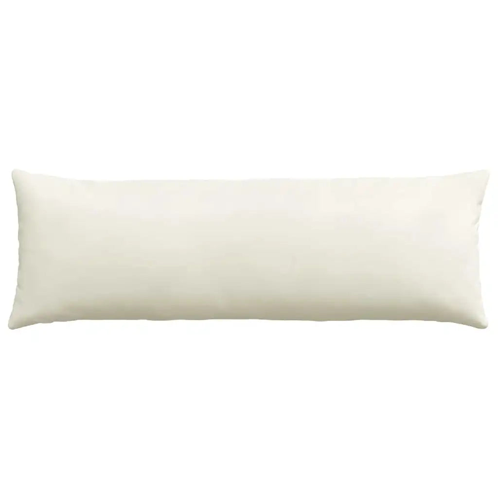 Cuscini da Divano 2 pcs Crema 120 x 40 cm Tessuto in Cords 42013808