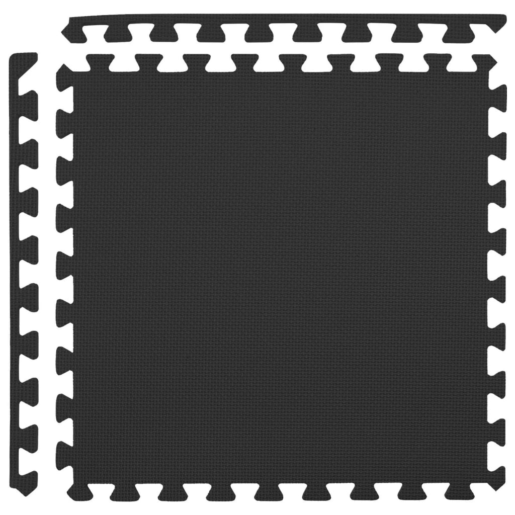 Tappeti 40 pcs Nero 14,4 m² Schiuma EVA 42040724