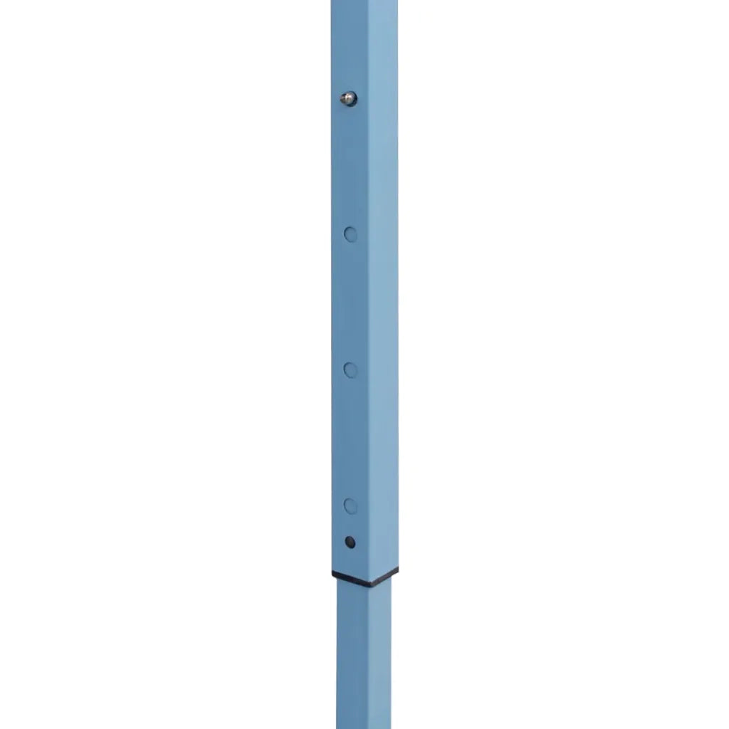 Gazebo Professionale Pieghevole 3x6 m Acciaio Bianco 48864