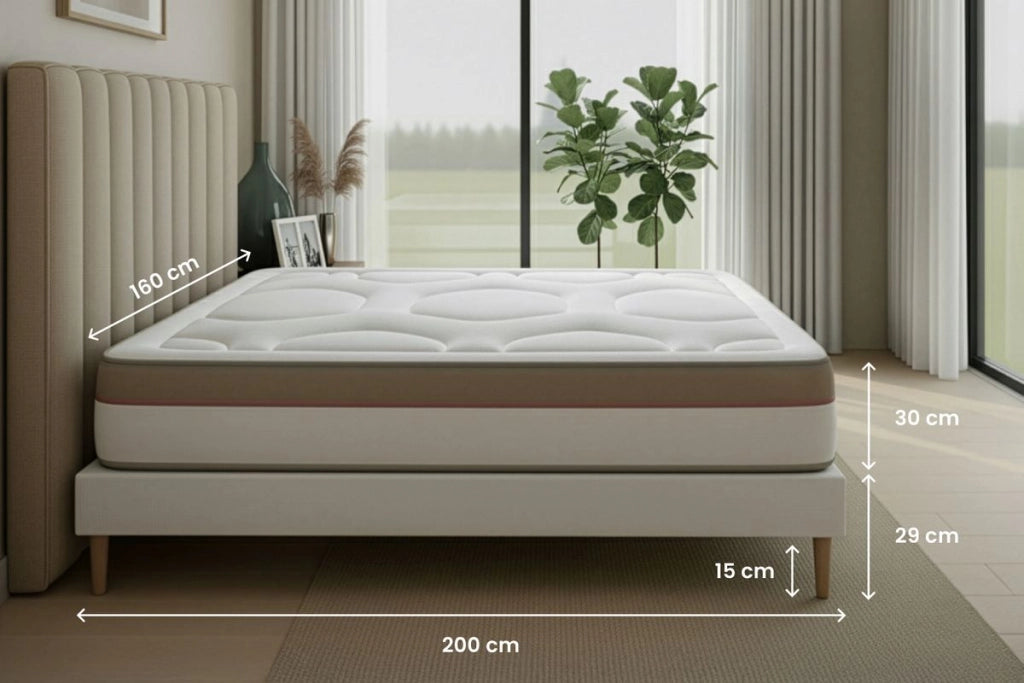 Set materasso e base 160x200 cm - Le Cosy